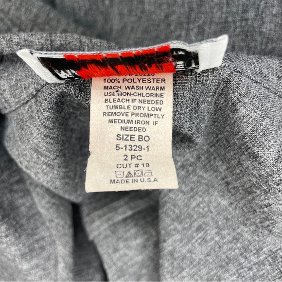 Vintage Main Street Classics Double-Breasted Suit Jacket - Gray - Picture 12 of 12